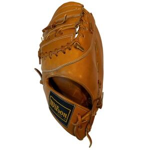 Wilson A2847 The Big‎ Scoop Leather Glove Pro Style Mitt, LHT 12" 1st Baseman
